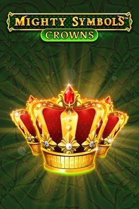 A shiny golden crown with red gemstones.