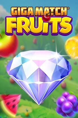 A diamond with the text "Fruits" and colorful fruits in the background.