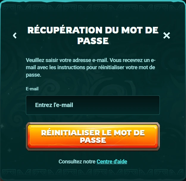forgot password